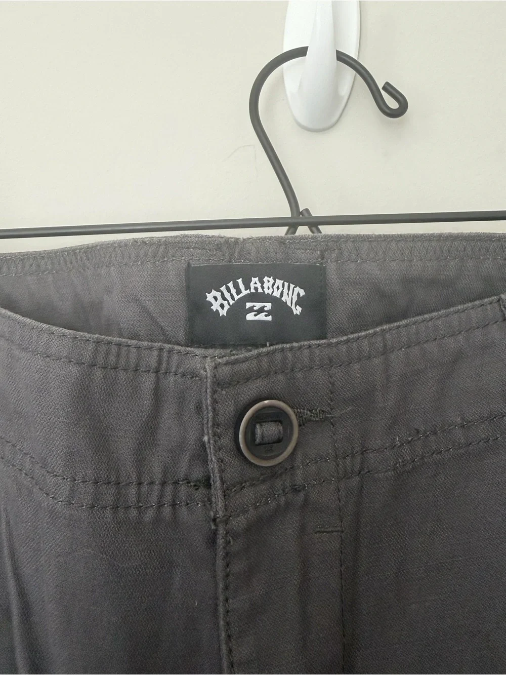 Billabong Men's Charcoal Cargo Shorts